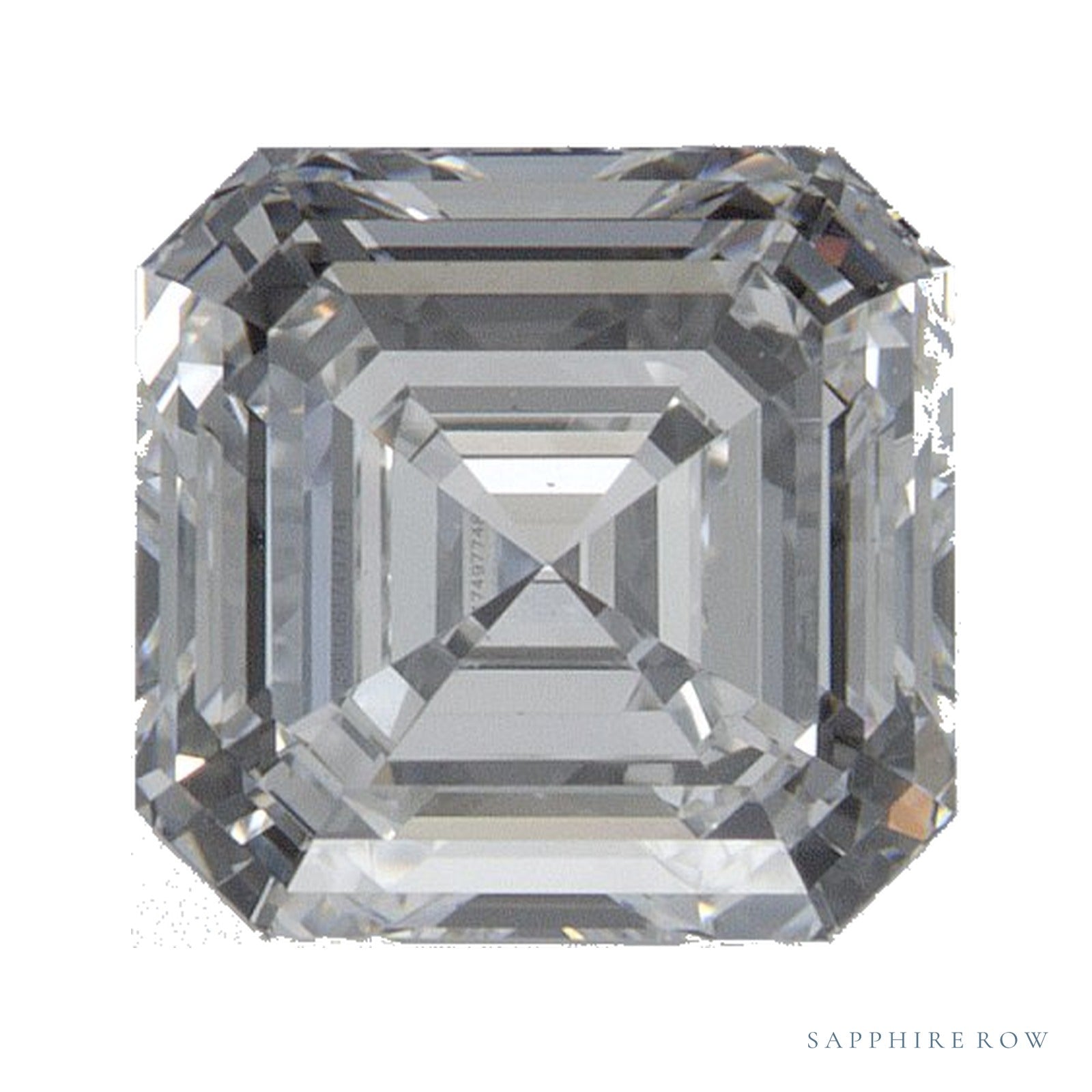 1.50 ct lab-grown diamond, asscher cut | Sapphire Row · cut4
