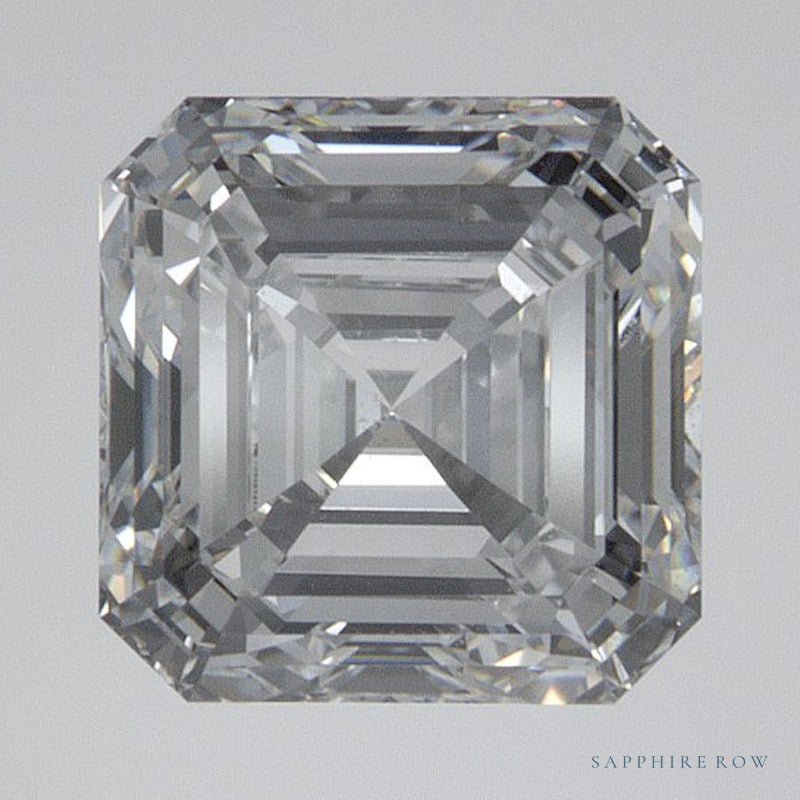 1.50 ct lab-grown diamond, asscher cut | Sapphire Row · cut7