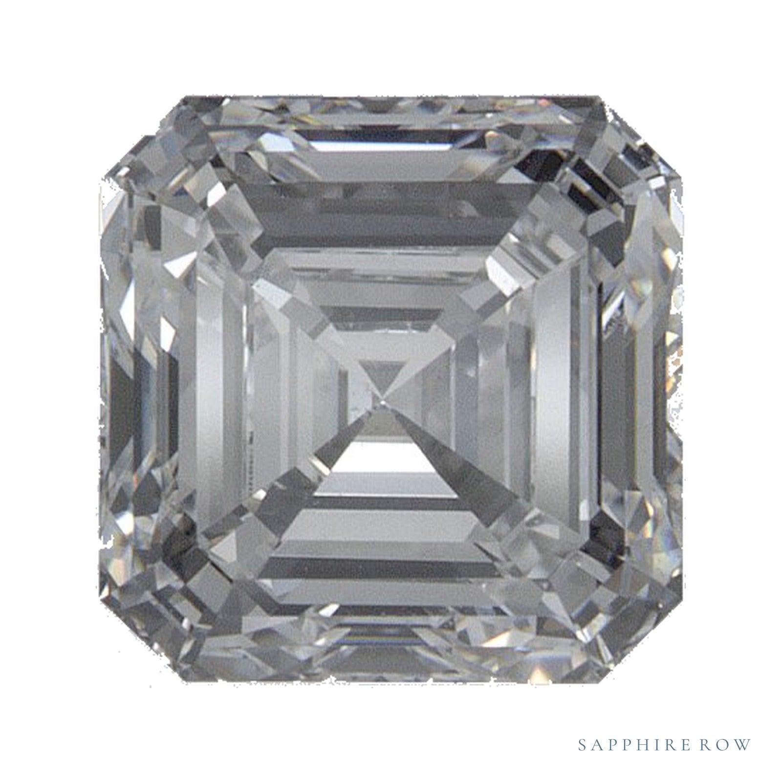 1.50 ct Asscher Lab-Grown Diamond – D VVS2 — Sapphire Row · cut · cut3 · cut4