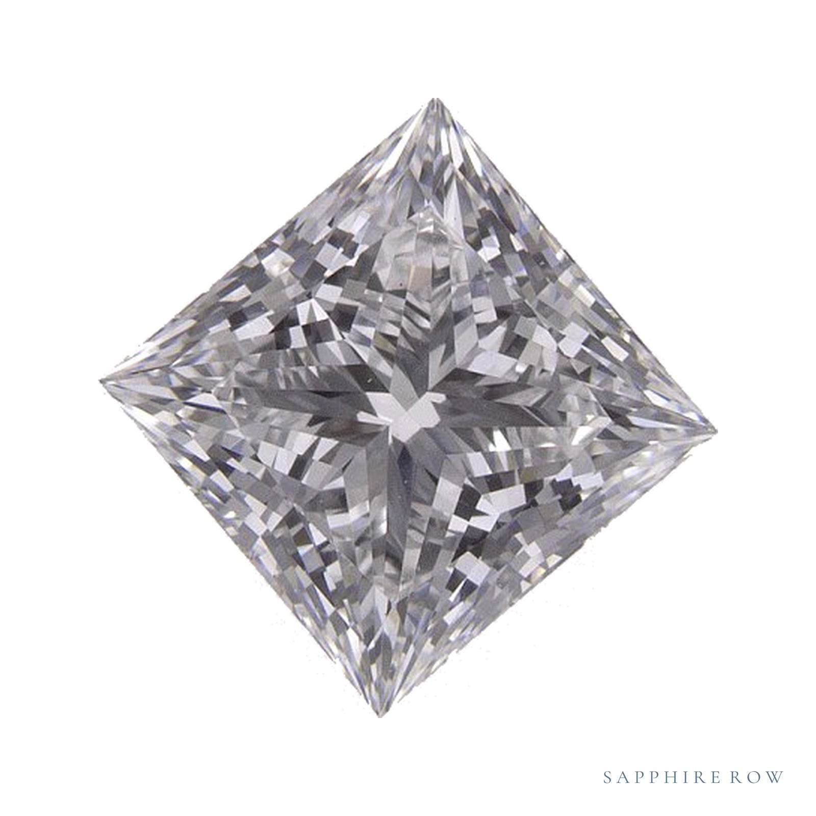 1.48 ct lab-grown diamond, square cut | Sapphire Row · cut4