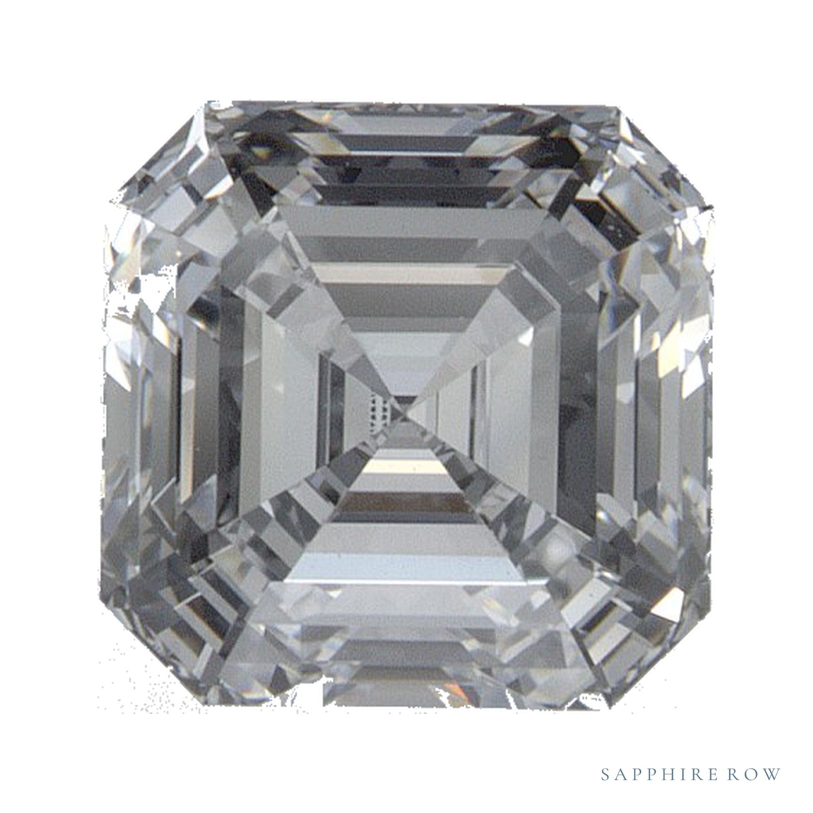 1.46 ct lab-grown diamond, asscher cut | Sapphire Row · cut4