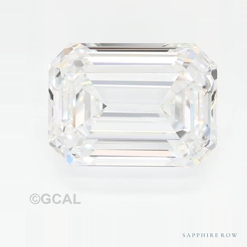 1.45 ct lab-grown diamond, emerald cut | Sapphire Row · cut6