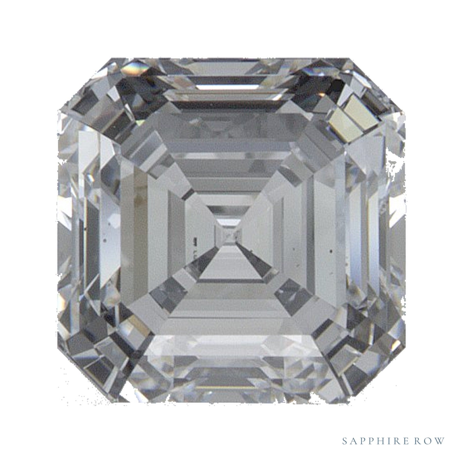 1.45 ct Asscher Lab-Grown Diamond – D VVS2 — Sapphire Row · cut · cut3 · cut4