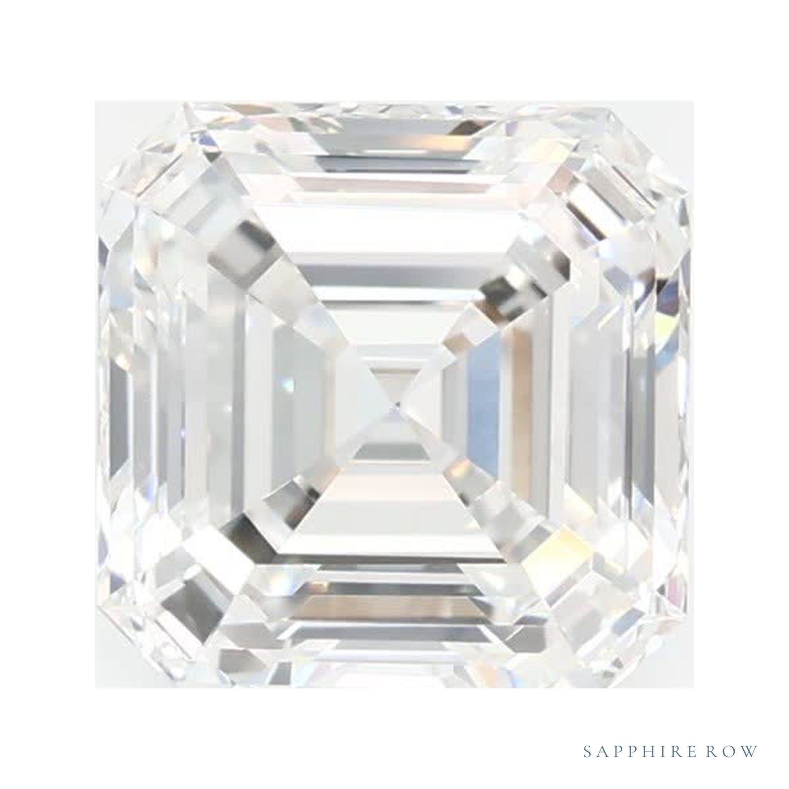 1.44 ct lab-grown diamond, asscher cut | Sapphire Row · cut4