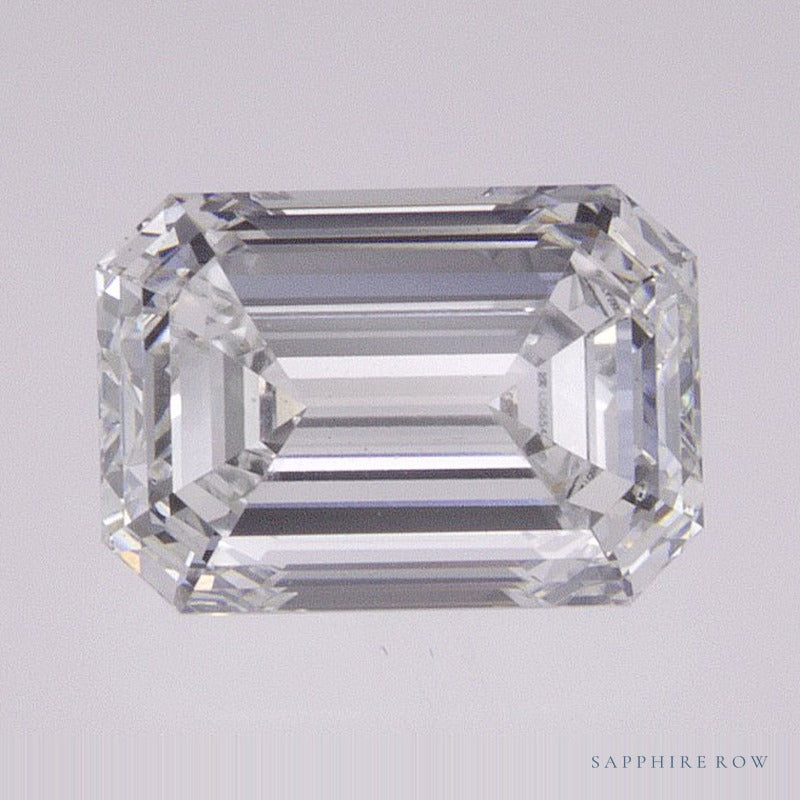 1.43 ct lab-grown diamond, emerald cut | Sapphire Row · cut6