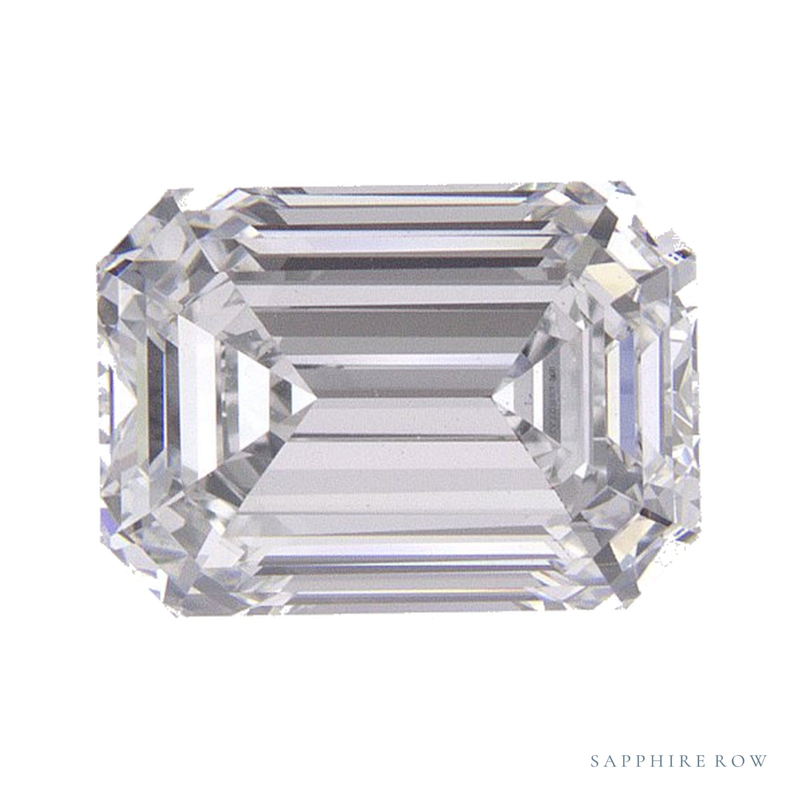 1.44 ct Emerald Lab-Grown Diamond – D VS1 — Sapphire Row · cut · cut3 · cut4