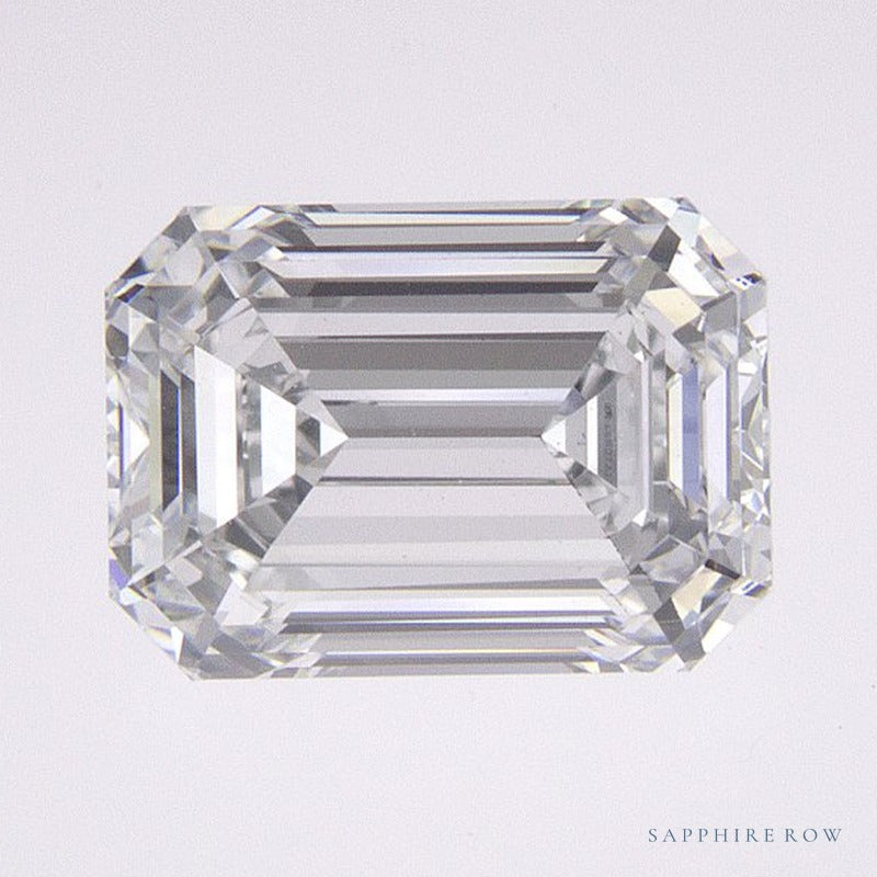 1.44 ct lab-grown diamond, emerald cut | Sapphire Row · cut6