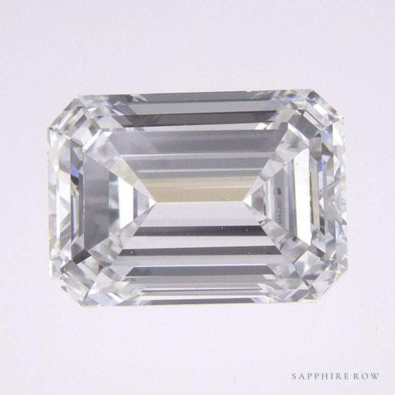 1.43 ct lab-grown diamond, emerald cut | Sapphire Row · cut6