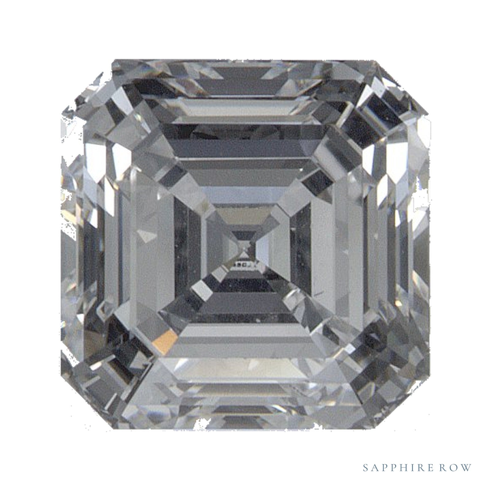 1.43 ct lab-grown diamond, asscher cut | Sapphire Row · cut4