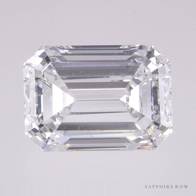 1.42 ct lab-grown diamond, emerald cut | Sapphire Row · cut6
