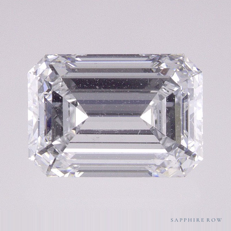 1.40 ct lab-grown diamond, emerald cut | Sapphire Row · cut6