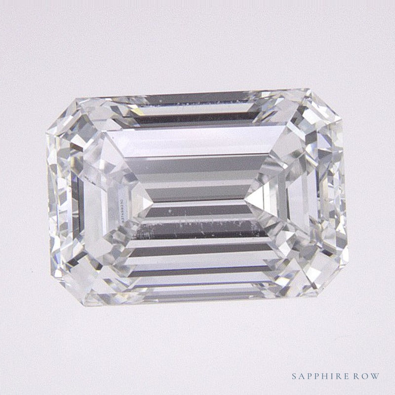 1.40 ct lab-grown diamond, emerald cut | Sapphire Row · cut6