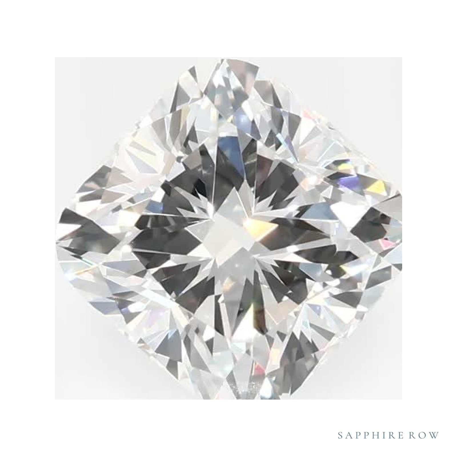1.39 ct Cushion Lab-Grown Diamond – E VVS2 — Sapphire Row · cut · cut3 · cut4