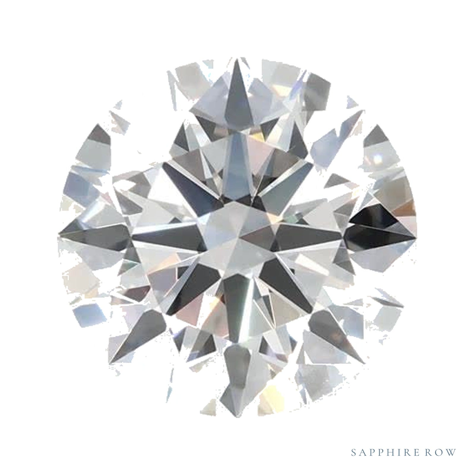 1.39 ct Round Lab-Grown Diamond – E VS1 — Sapphire Row · cut · cut3 · cut4