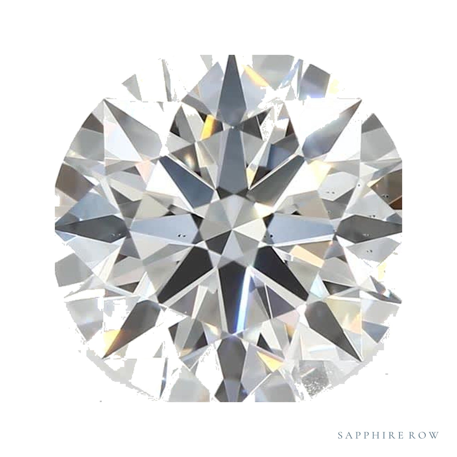 1.38 ct Round Lab-Grown Diamond – E VS2 — Sapphire Row · cut · cut3 · cut4