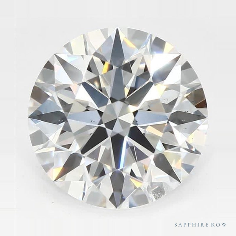 1.38 ct lab-grown diamond, round cut | Sapphire Row · cut7