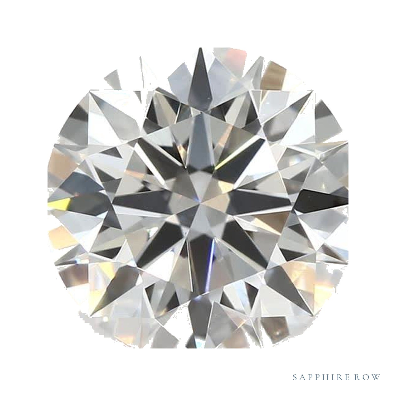 1.38 ct lab-grown diamond, round cut | Sapphire Row
