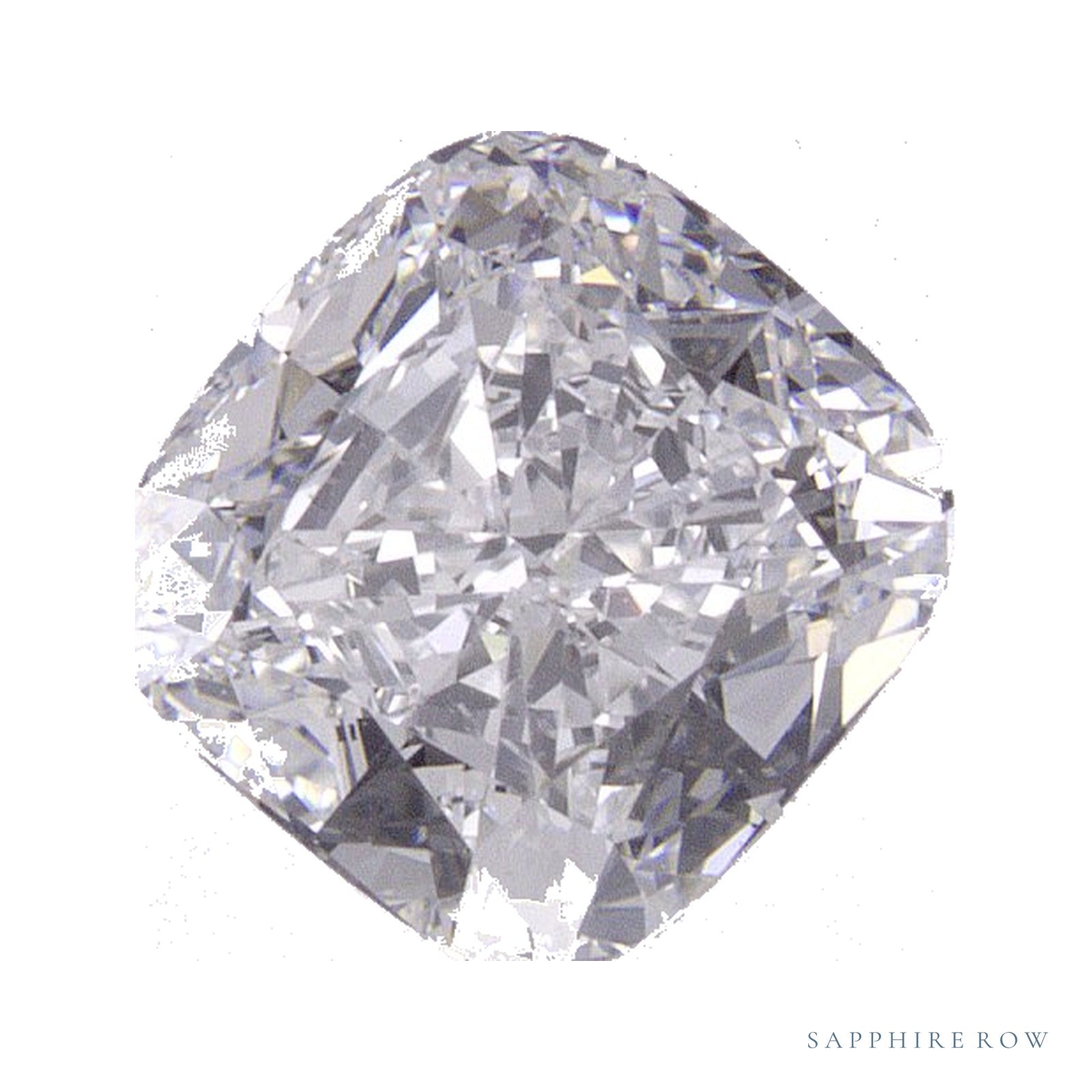 1.38 ct lab-grown diamond, cushion cut | Sapphire Row · cut4
