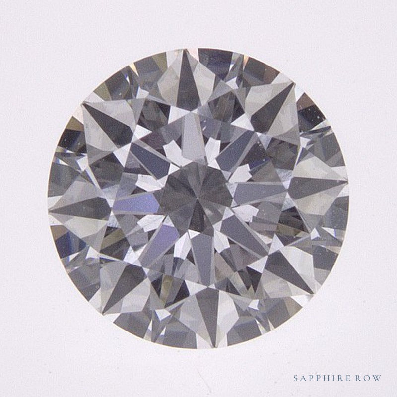 1.38 ct lab-grown diamond, round cut | Sapphire Row · cut7