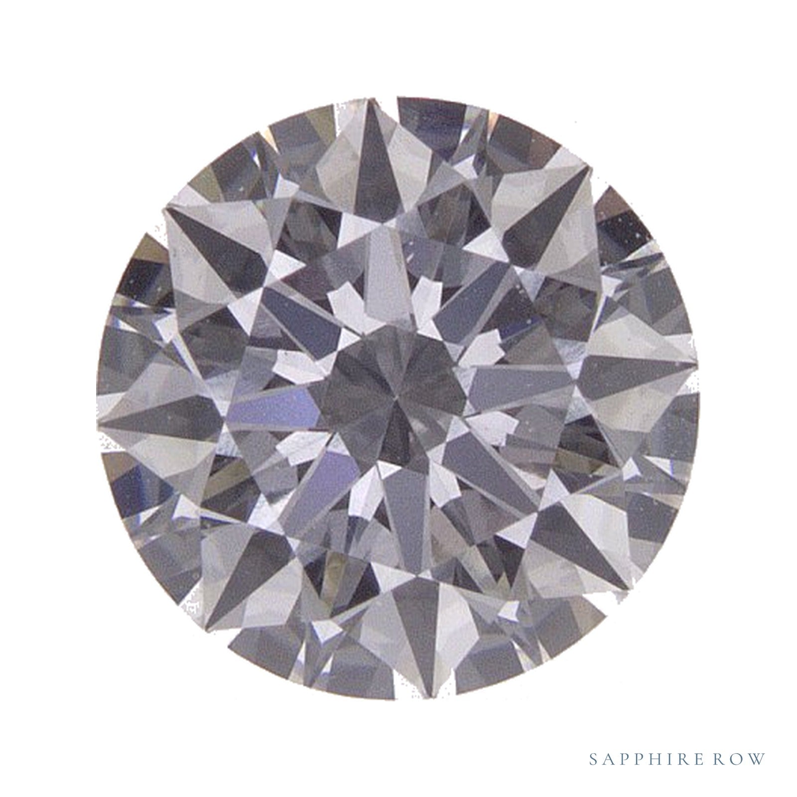 1.38 ct lab-grown diamond, round cut | Sapphire Row · cut4