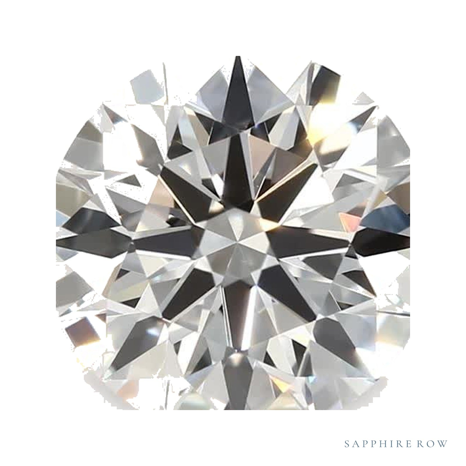 1.37 ct lab-grown diamond, round cut | Sapphire Row · cut4