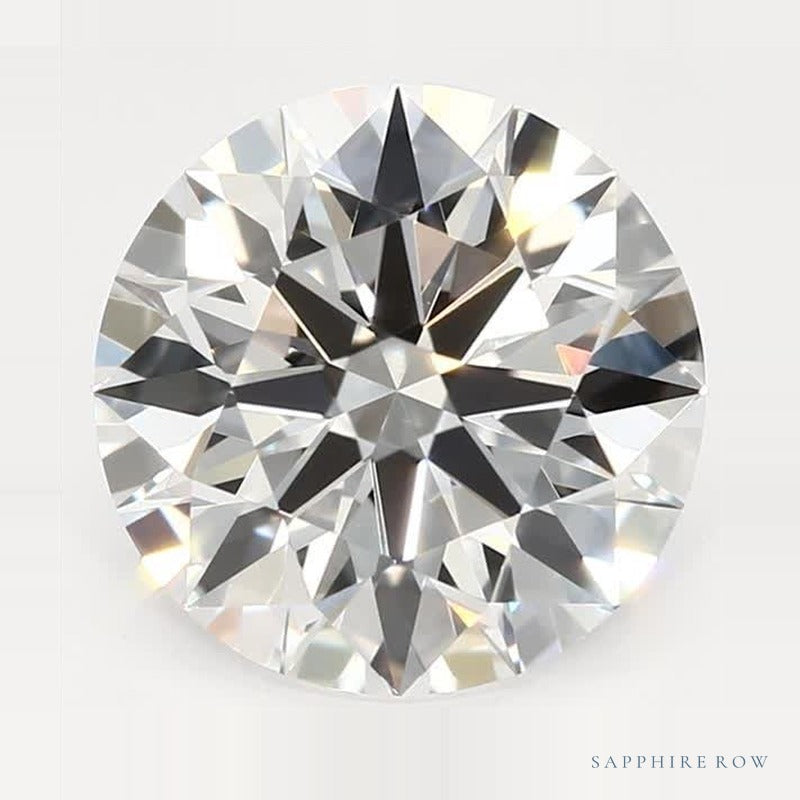 1.37 ct lab-grown diamond, round cut | Sapphire Row · cut7