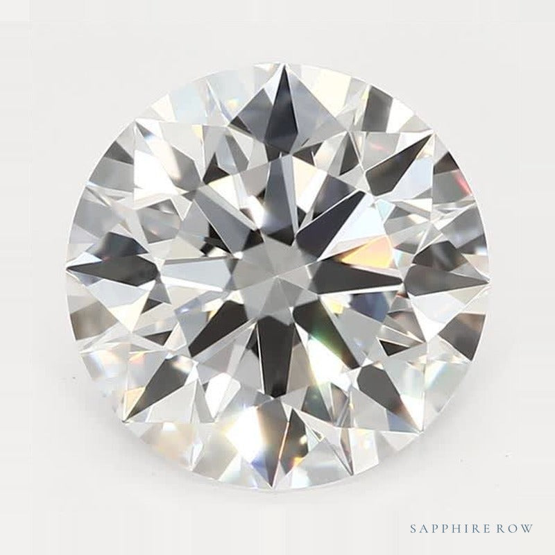 1.37 ct lab-grown diamond, round cut | Sapphire Row · cut7