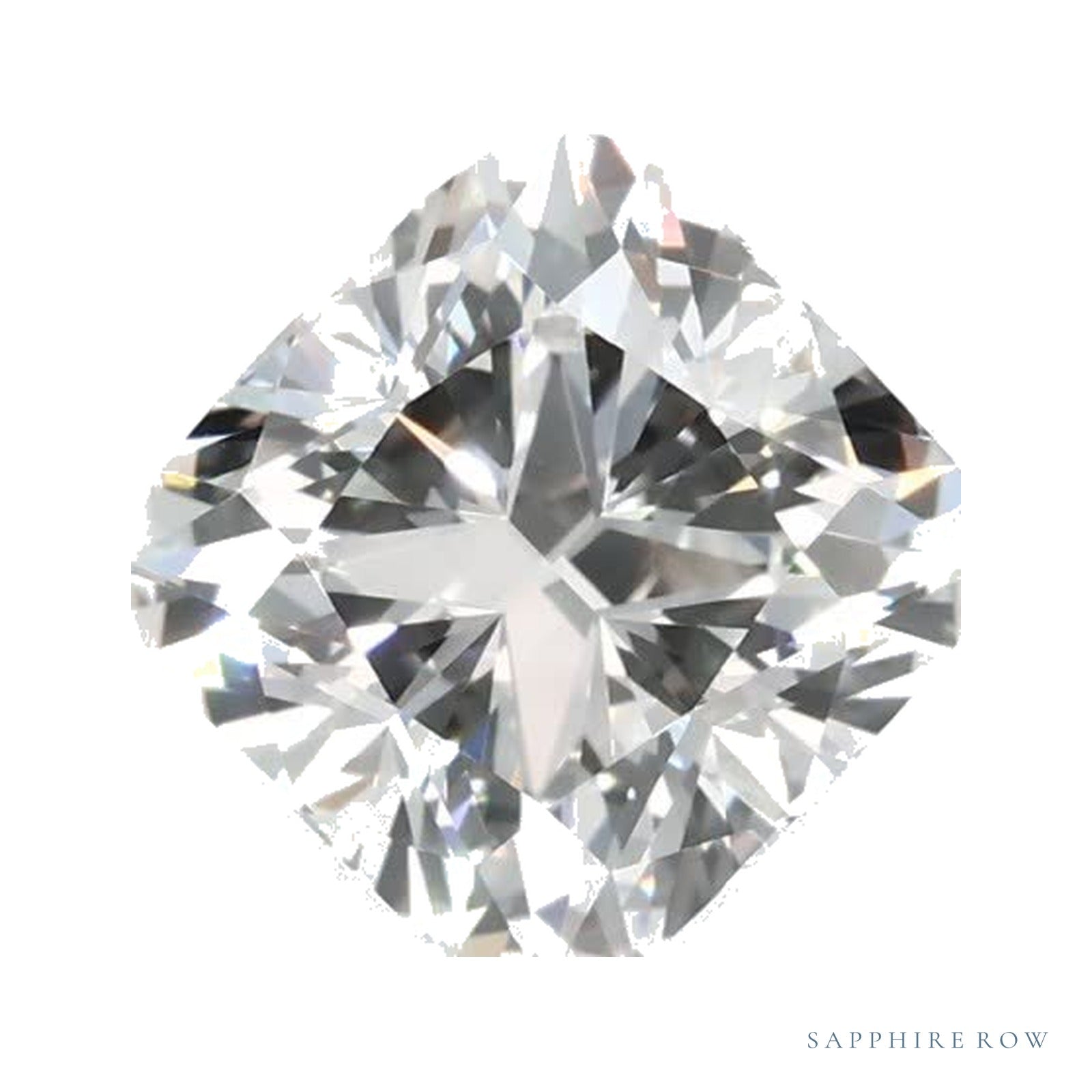 1.37 ct Cushion Lab-Grown Diamond – F VVS2 — Sapphire Row · cut · cut3 · cut4