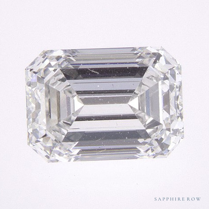 1.37 ct lab-grown diamond, emerald cut | Sapphire Row · cut6