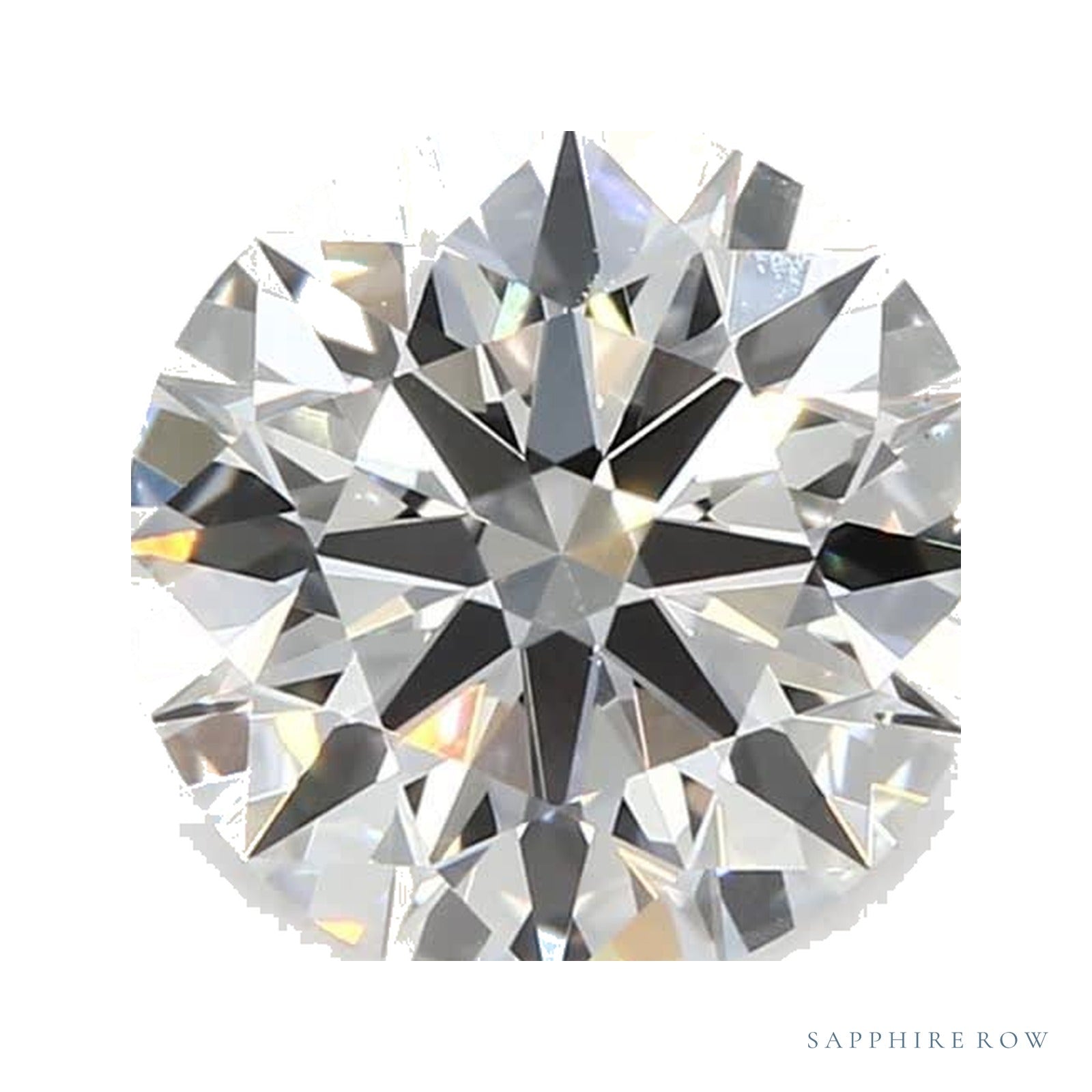 1.36 ct lab-grown diamond, round cut | Sapphire Row · cut4