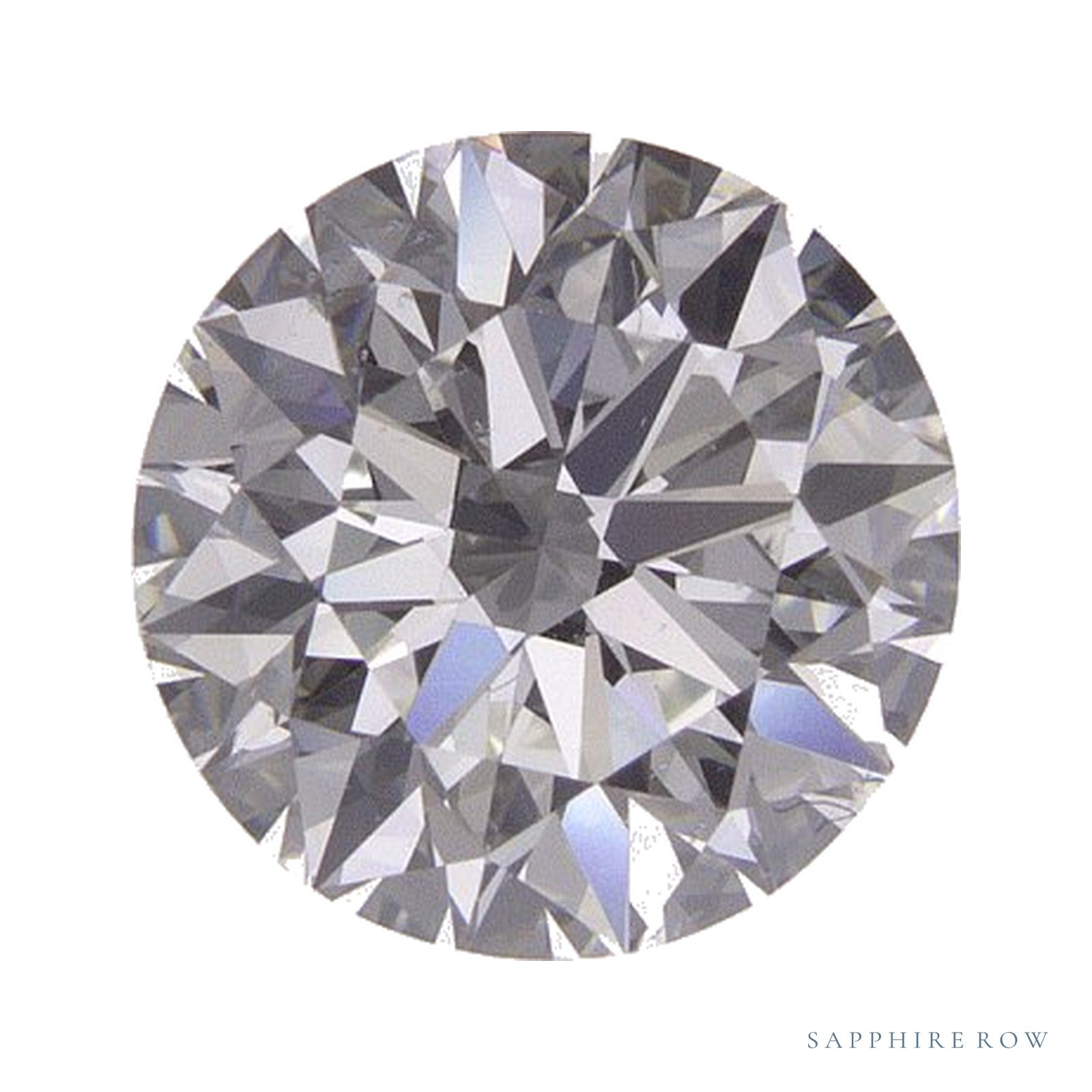 1.35 ct Round Natural Diamond – I SI1 — Sapphire Row · cut · cut3 · cut4