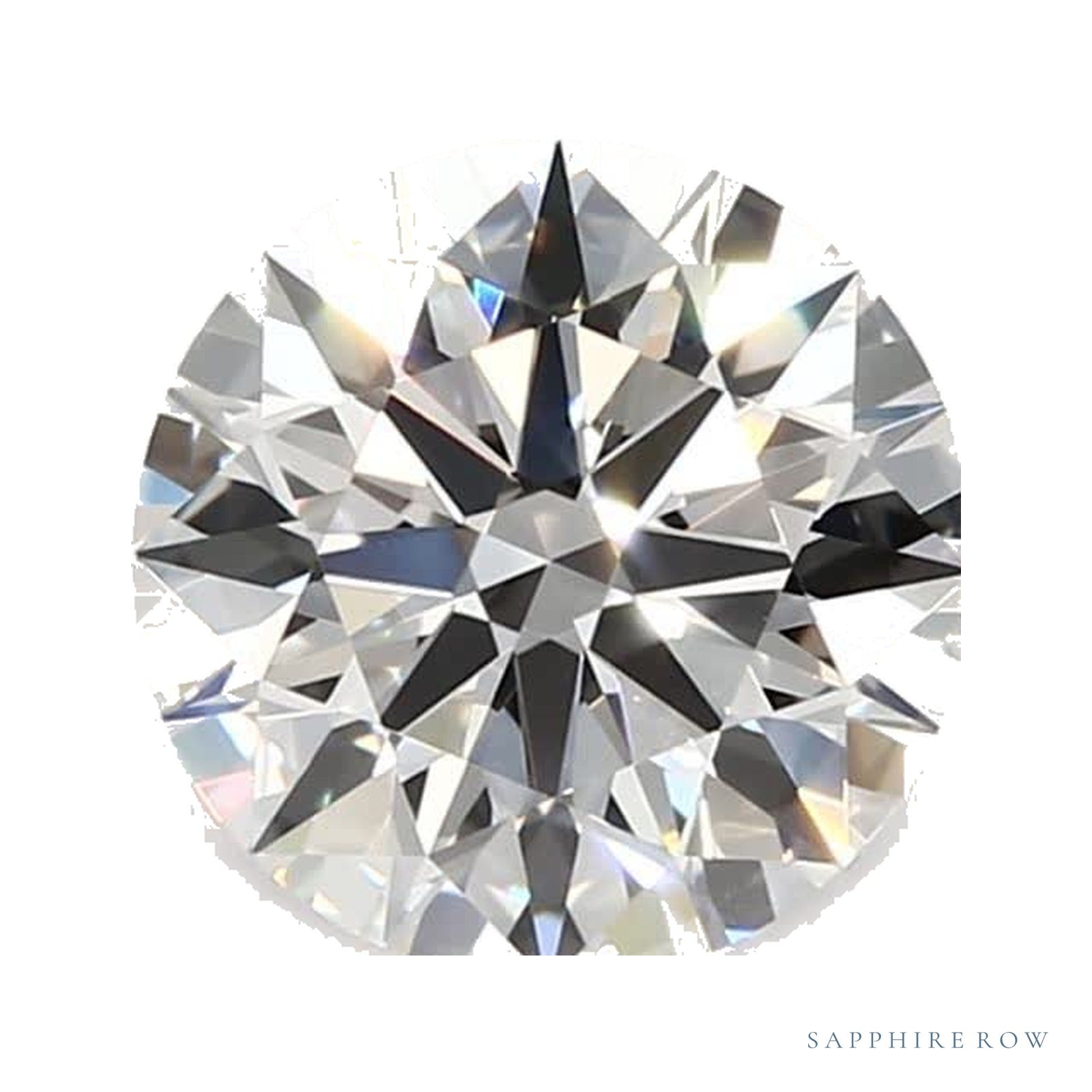 1.35 ct Round Lab-Grown Diamond – E VS1 — Sapphire Row · cut · cut3 · cut4