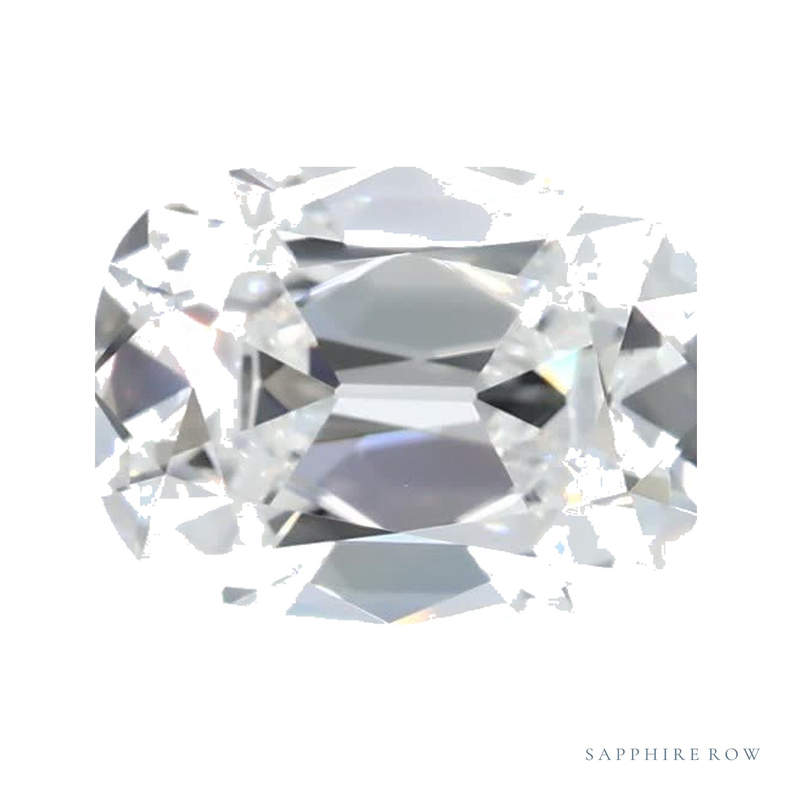 1.35 ct Elongated Cushion Lab-Grown Diamond – D VVS2 — Sapphire Row · cut · cut3 · cut4