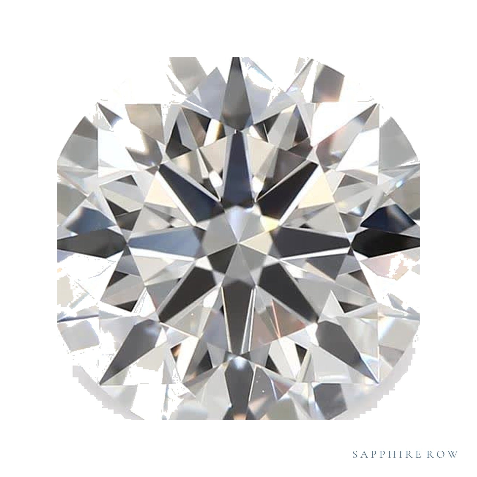 1.35 ct lab-grown diamond, round cut | Sapphire Row · cut4