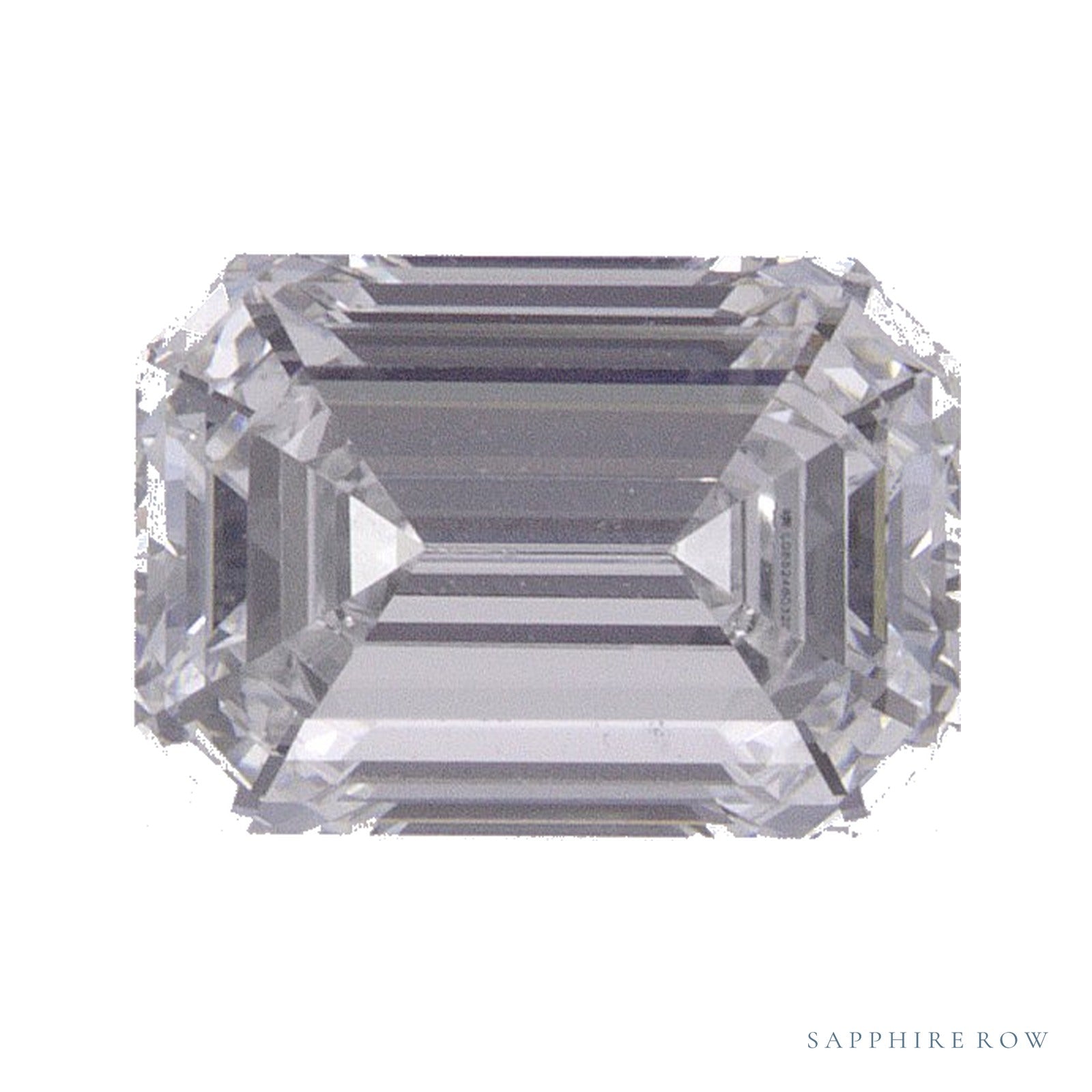 1.35 ct lab-grown diamond, emerald cut | Sapphire Row · cut4