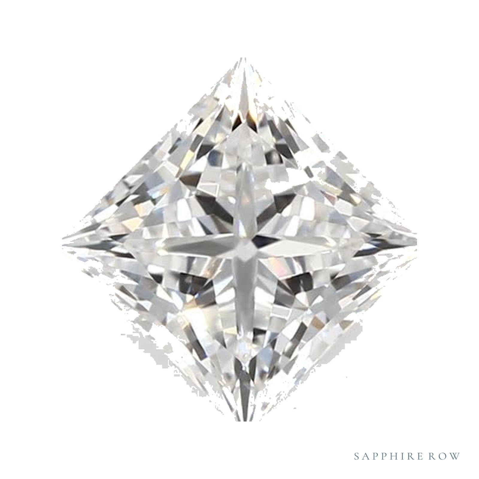 1.34 ct Square Lab-Grown Diamond – D VVS1 — Sapphire Row · cut · cut3 · cut4
