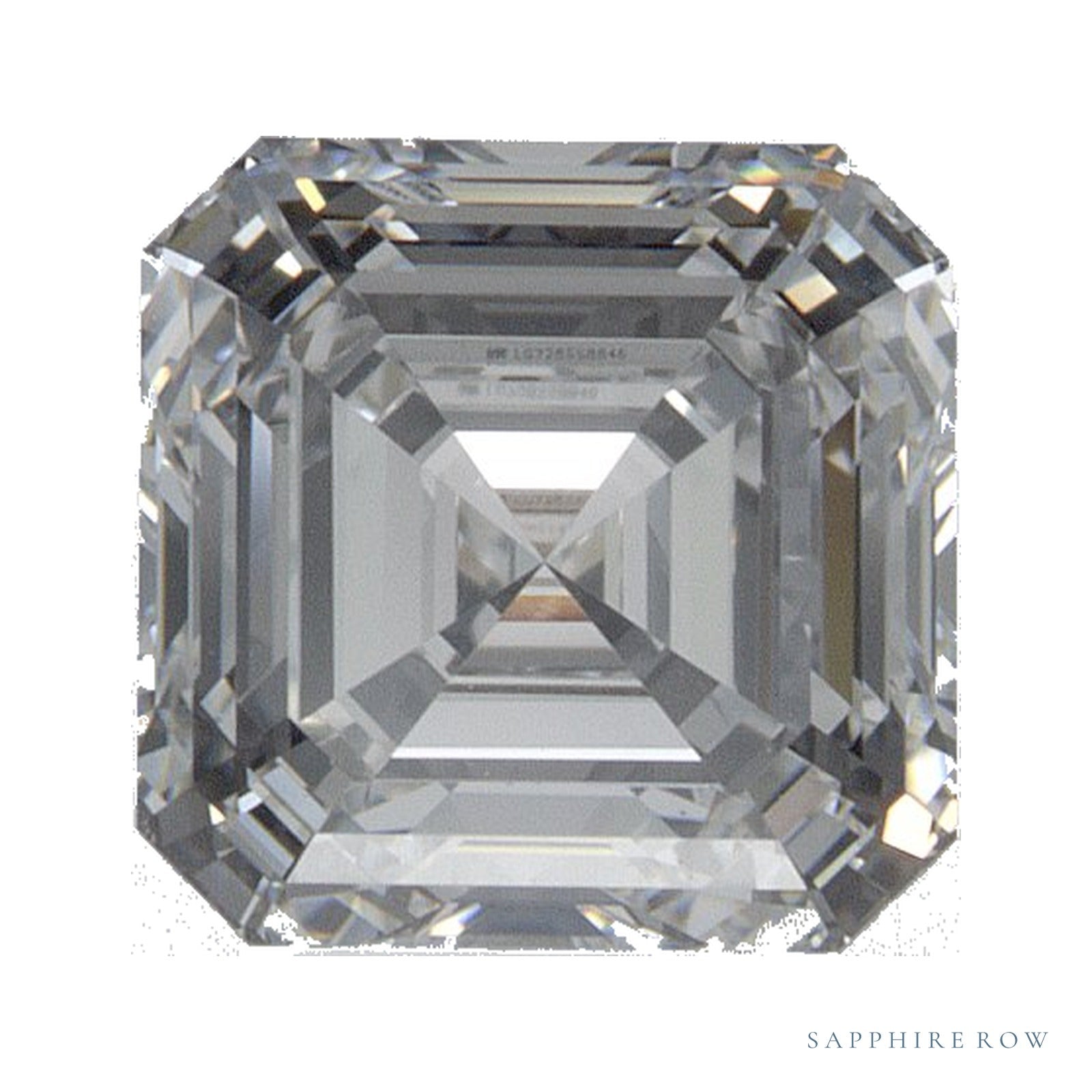 1.34 ct lab-grown diamond, asscher cut | Sapphire Row · cut4