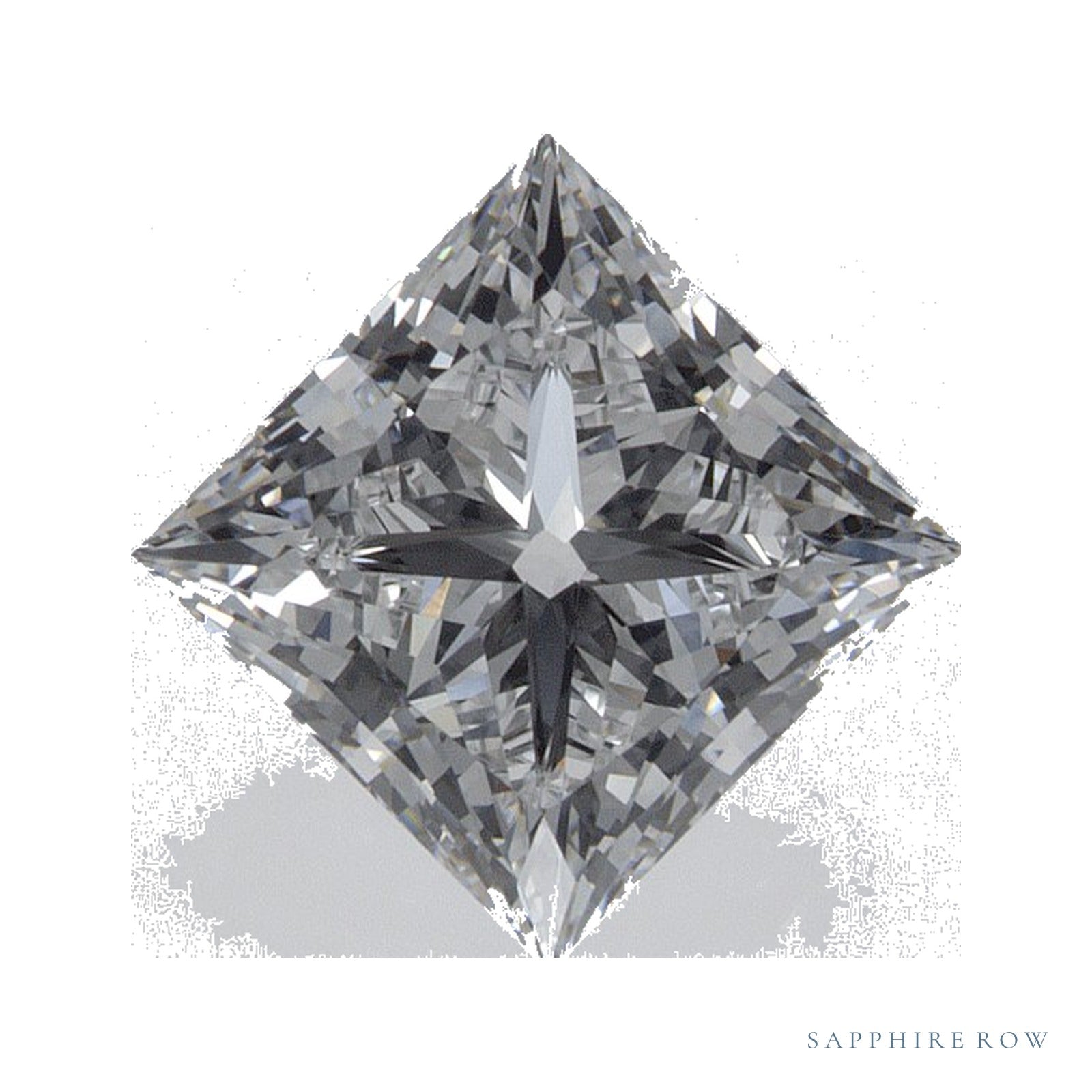 1.33 ct Square Lab-Grown Diamond – D VVS2 — Sapphire Row · cut · cut3 · cut4