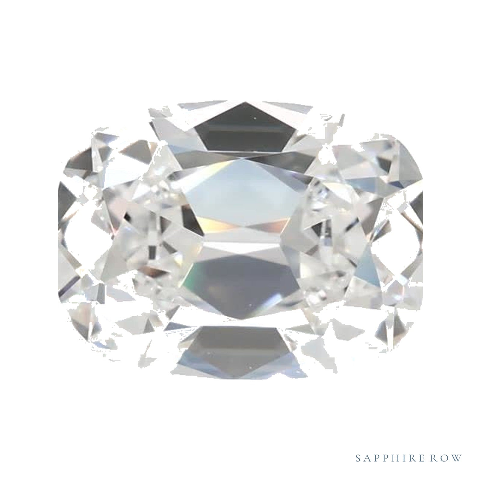 1.32 ct Elongated Cushion Lab-Grown Diamond – E VS1 — Sapphire Row · cut · cut3 · cut4