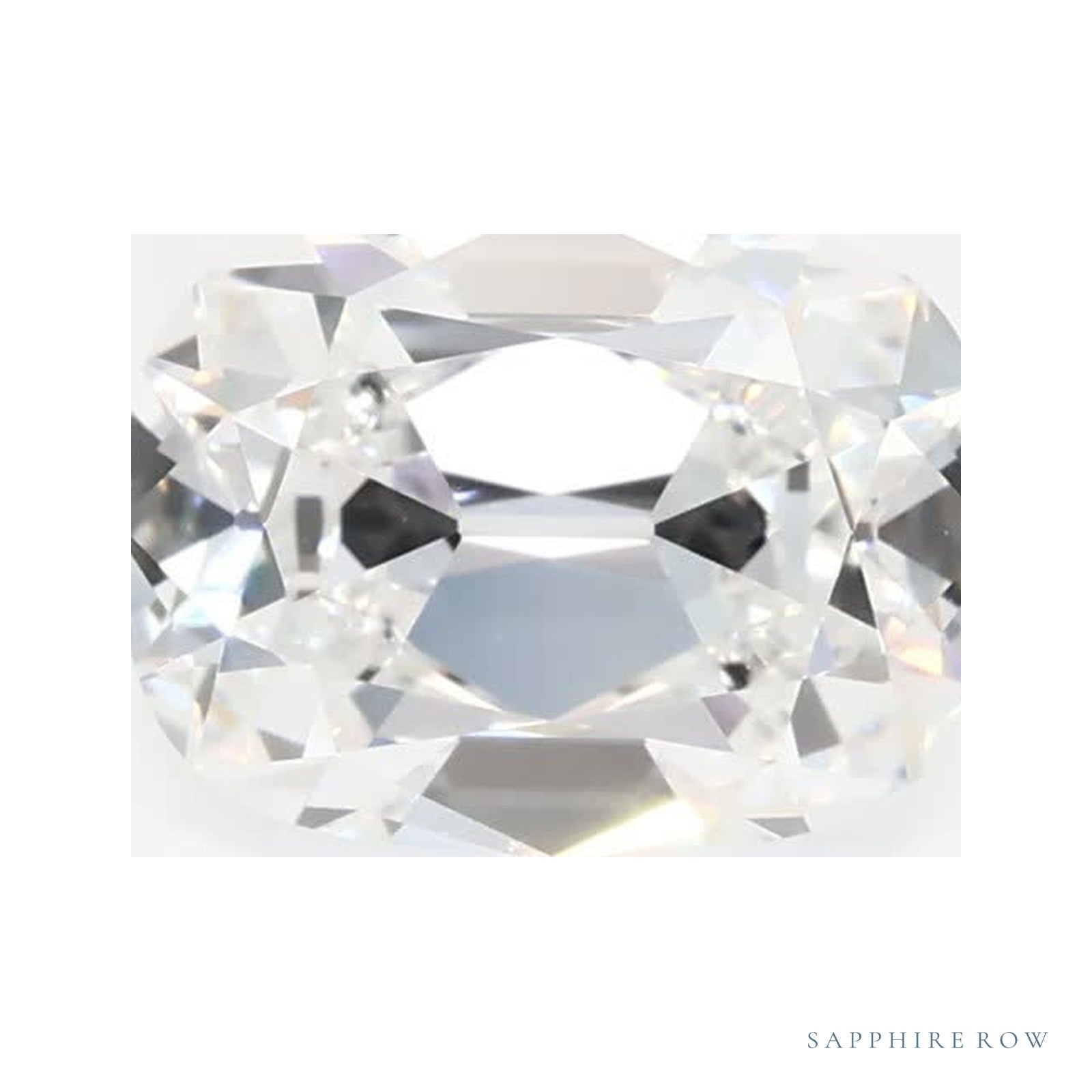 1.32 ct Elongated Cushion Lab-Grown Diamond – D VVS1 — Sapphire Row · cut · cut3 · cut4