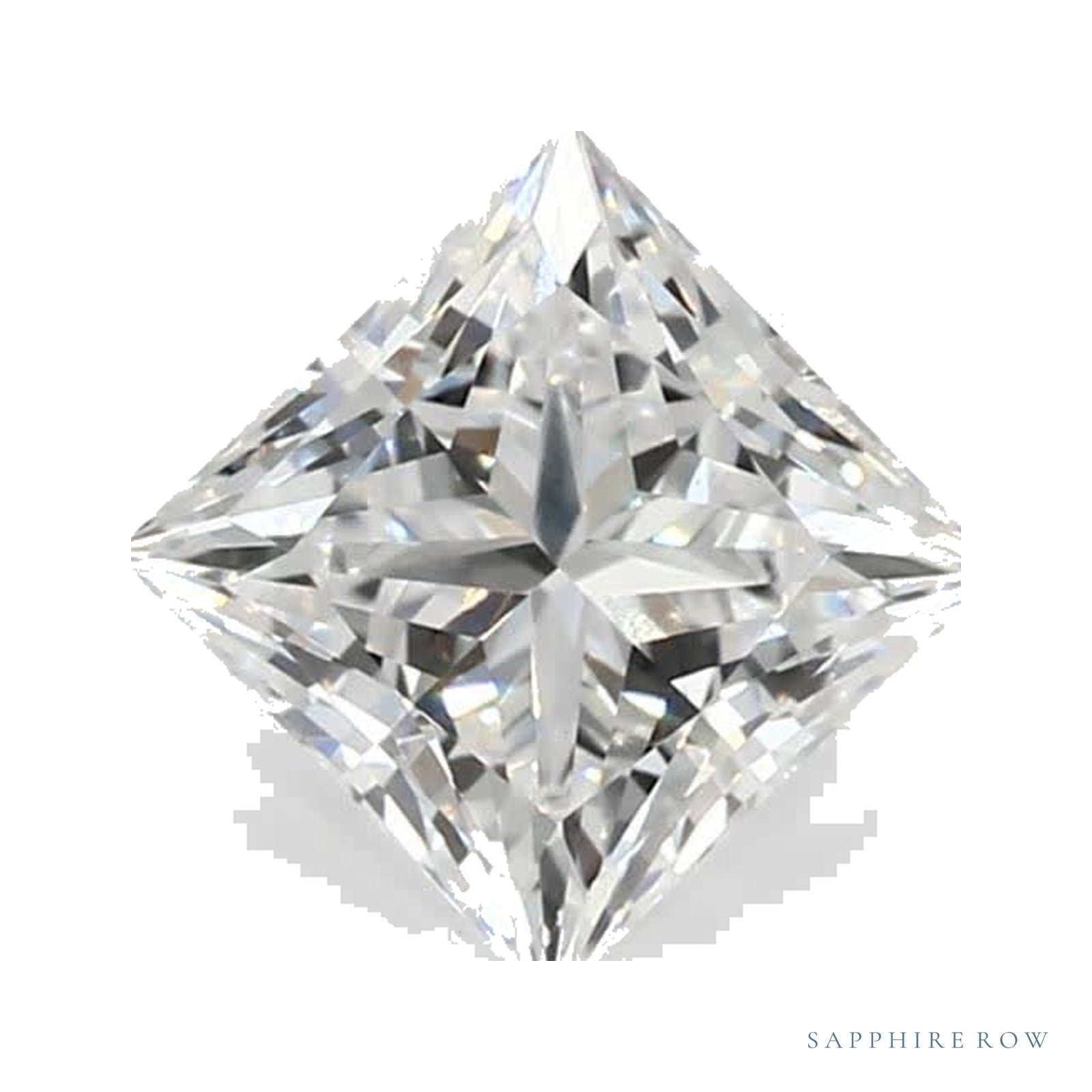 1.31 ct Square Lab-Grown Diamond – D VS1 — Sapphire Row · cut · cut3 · cut4