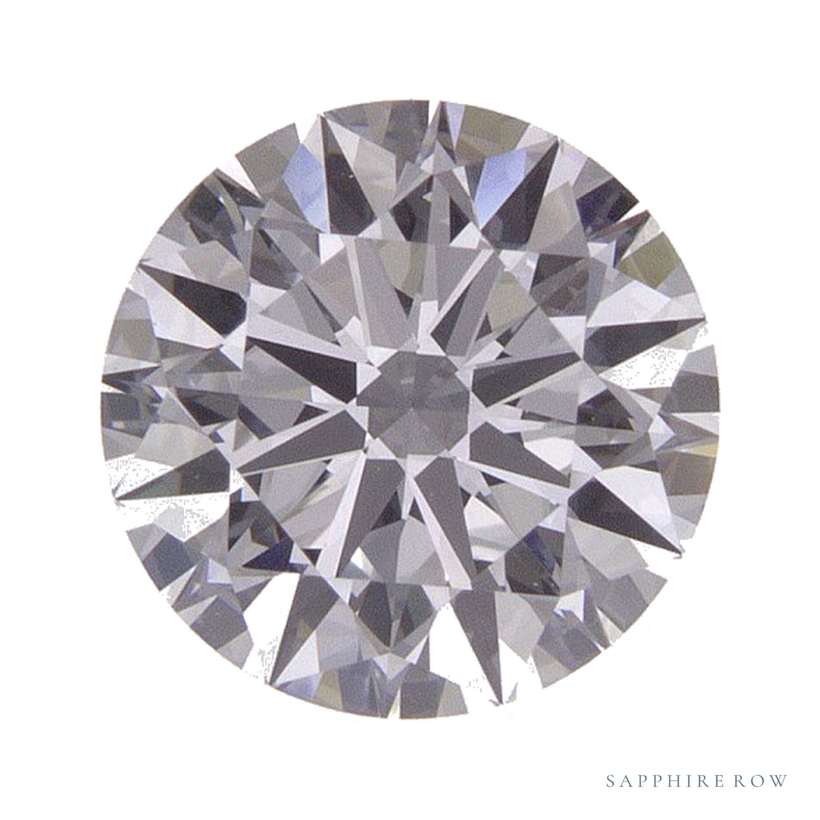 1.31 ct Round Lab-Grown Diamond – D SI1 — Sapphire Row · cut · cut3 · cut4