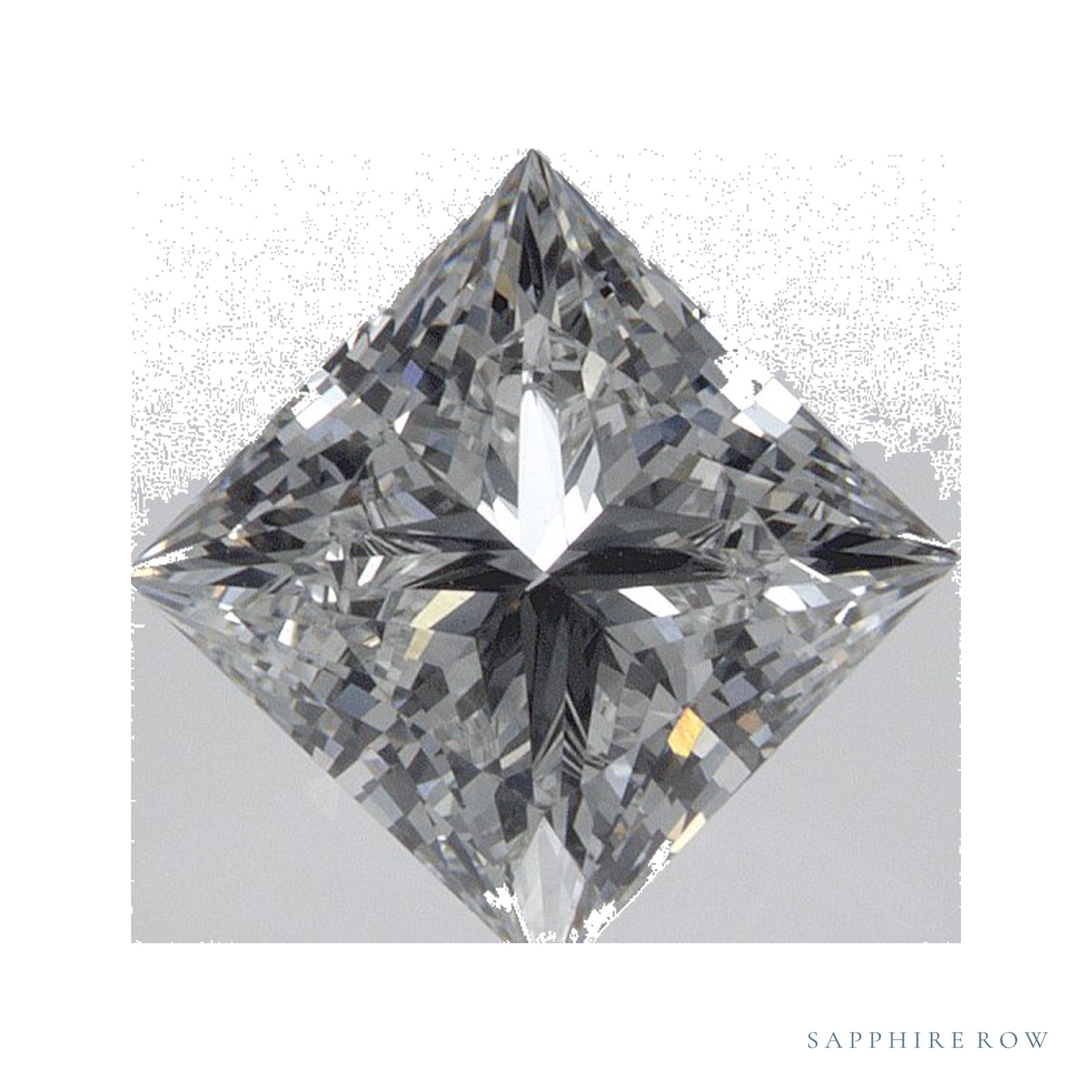 1.31 ct lab-grown diamond, square cut | Sapphire Row · cut4