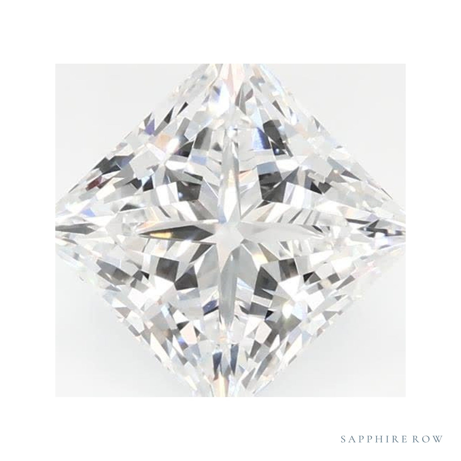 1.30 ct Square Lab-Grown Diamond – D VVS1 — Sapphire Row · cut · cut3 · cut4