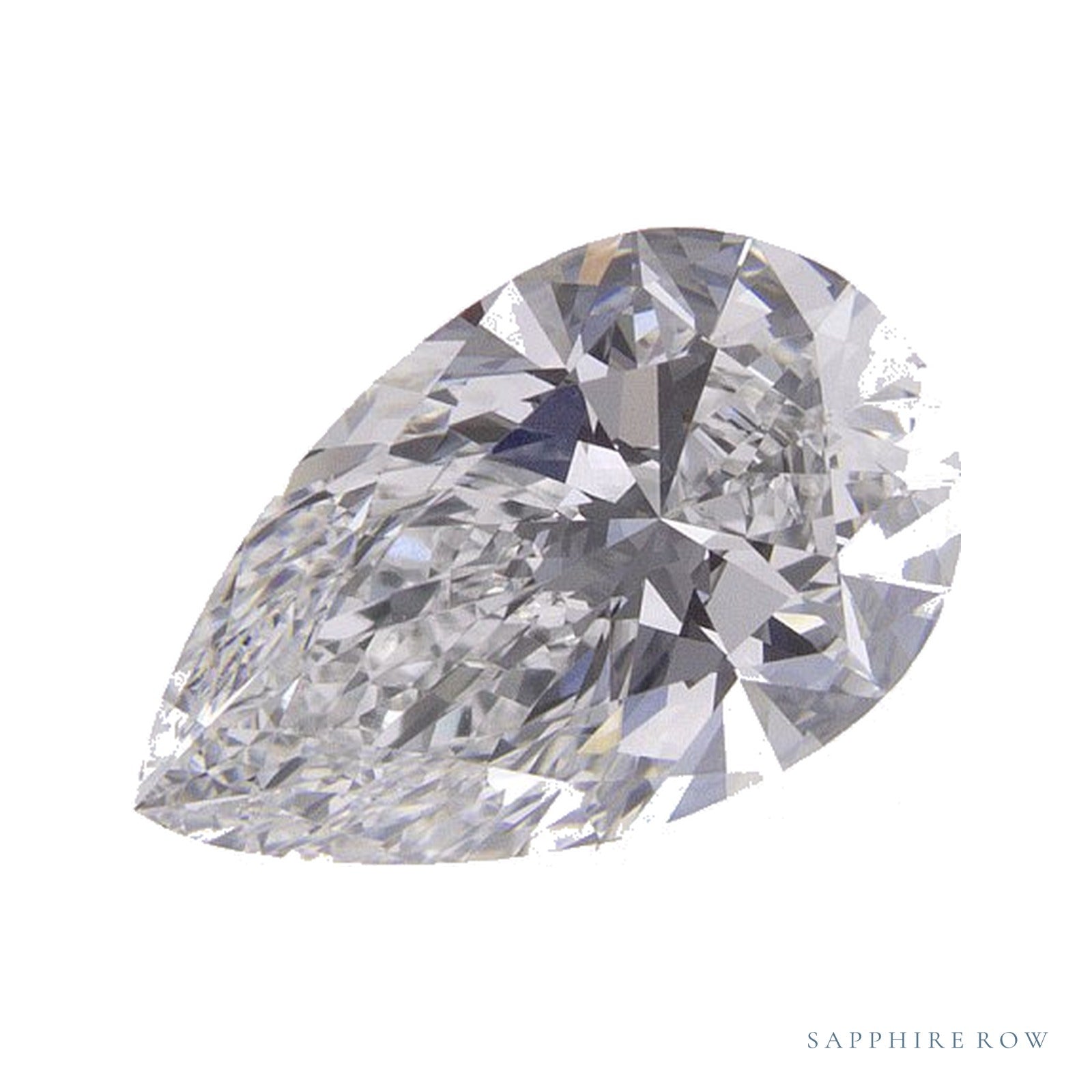 1.30 ct Pear Lab-Grown Diamond – E VS1 — Sapphire Row · cut · cut3 · cut4