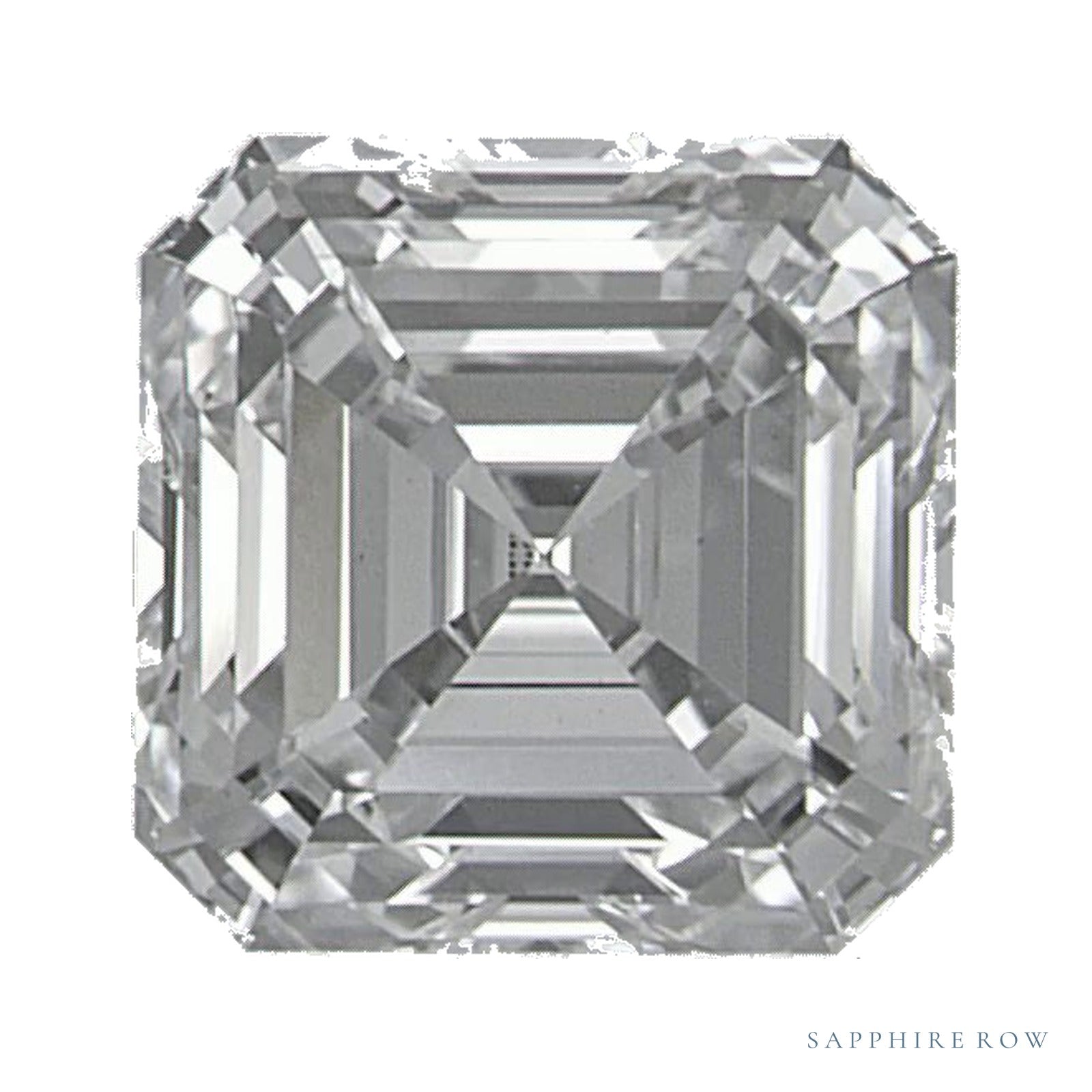 1.30 ct lab-grown diamond, asscher cut | Sapphire Row · cut4