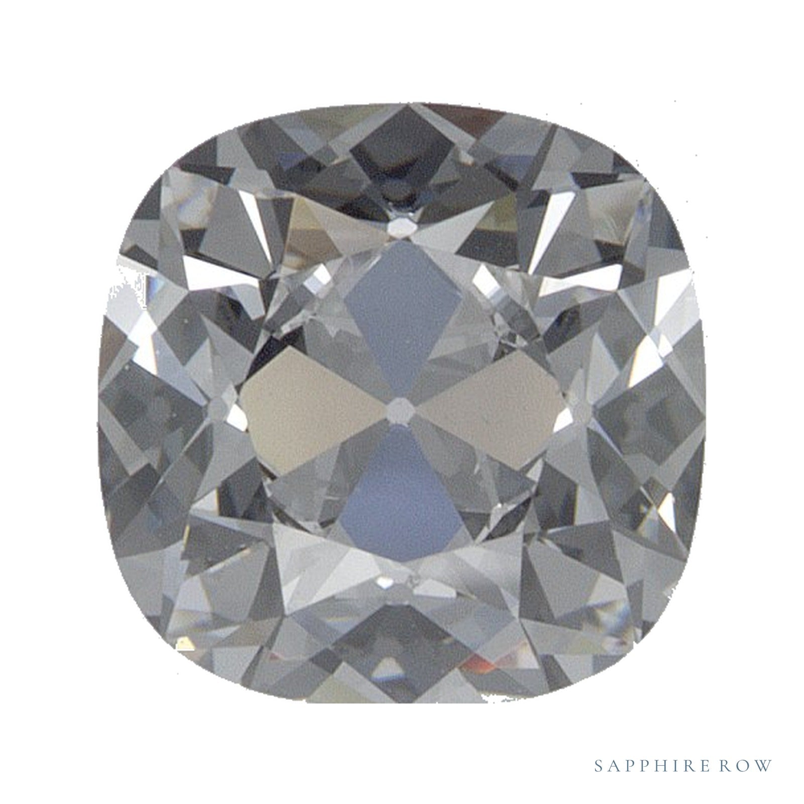 1.28 ct lab-grown diamond, cushion cut | Sapphire Row · cut4