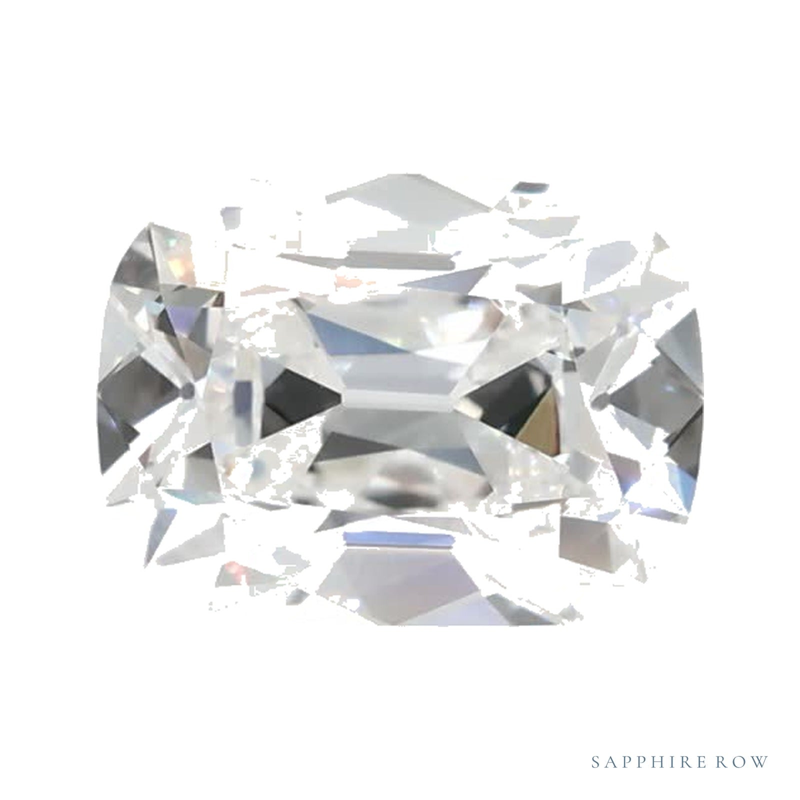 1.27 ct Elongated Cushion Lab-Grown Diamond – E VVS1 — Sapphire Row · cut · cut3 · cut4