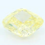 1.26 ct lab-grown fancy vivid yellow diamond, cushion cut | Sapphire Row · cut7