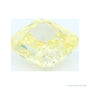 1.26 ct lab-grown fancy vivid yellow diamond, cushion cut | Sapphire Row · cut4